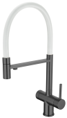 Фото товара: Emar EC-7024WHT PVD Dark, смеситель, вороненая сталь