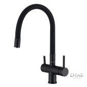 Фото товара: Emar EC-3015 Black, смеситель, черный
