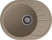 Фото товара: GranFest RONDO GF-R-580 L, мойка, мрамор, песочный