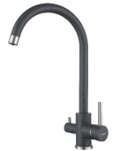 Фото товара: GranFest GF-Z-5420, смеситель, гранит, темно-серый