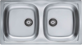 Фото товара: ALVEUS BASIC 160 NAT-90, мойка, нержавеющая сталь (в комплекте с сифоном 1130557)