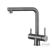 Фото товара: Emar ECB-7017 PVD dark, смеситель, черный