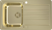 Фото товара: ALVEUS LINE MONARCH 20 GOLD, мойка, нерж.сталь (в компл. с выпуском без сифона)