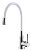 Фото товара: ALVEUS GENESIS FLEXA WHITE CHR, смеситель, хром/белый