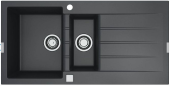 Фото товара: ALVEUS GRANITAL CADIT 80 G91 CARBON, мойка, гранит, карбон (в комплекте с сифоном 1132822)
