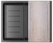 Фото товара: Paulmark NEXT-MULTI SINK 54 UNI, мойка, нержавеющая сталь, вороненая сталь