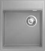 Фото товара: Rivelato TESORO TR-455-R grigio metallizz, мойка, гранит, серый металлик
