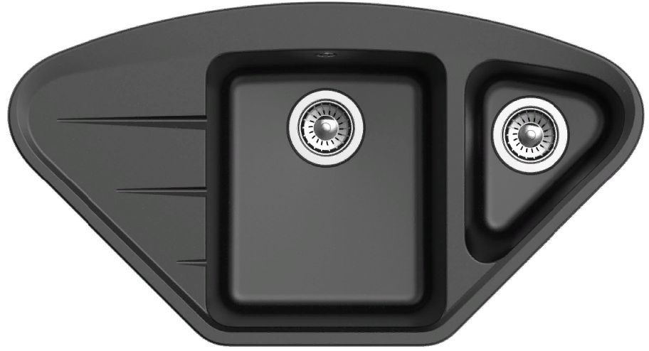 Фото товара: Ewigstein Wink W- 80KF, мойка, гранит, черный