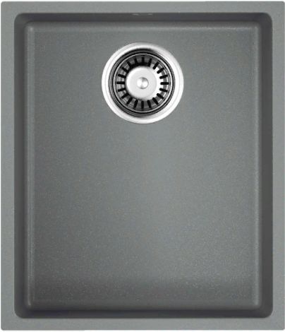 Фото товара: Omoikiri Bosen 38-U-GR, мойка, гранит, leningrad grey