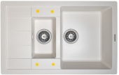 Фото товара: Ecoshtein RECHTECK 781.5, мойка, гранит, латте