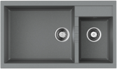Фото товара: Omoikiri Tedori 86-2-LB-GR, мойка, гранит, leningrad grey