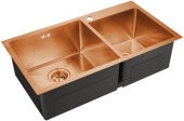 Фото товара: Emar EMB-210 PVD Nano Coppery, мойка, нержавеющая сталь, медь