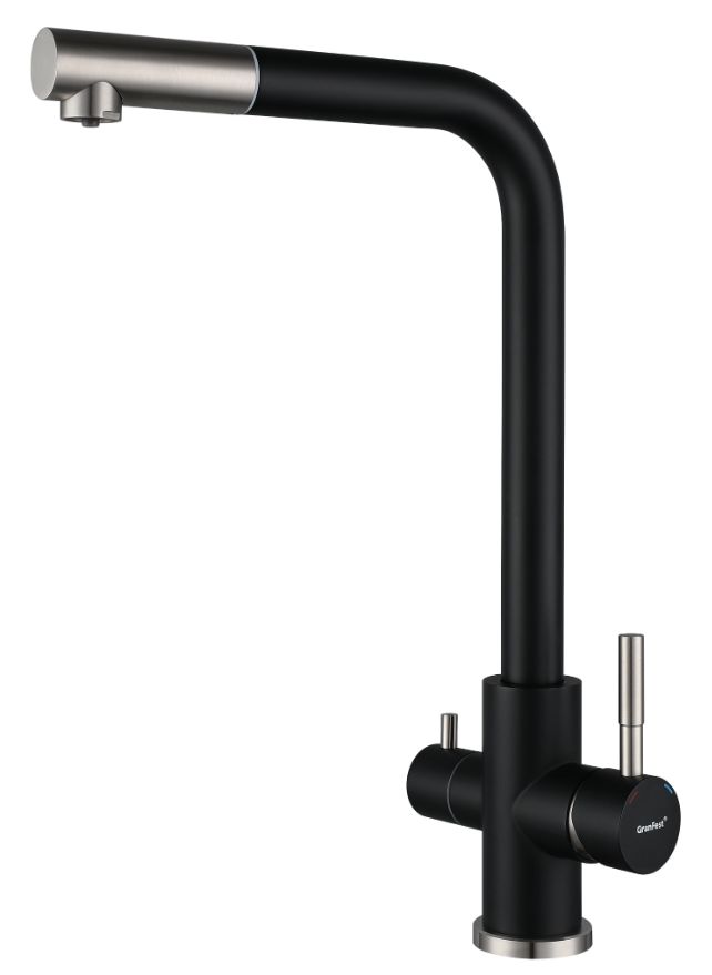 Фото товара: GranFest GF-Z-5421, смеситель, гранит, черный