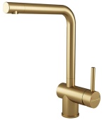 Фото товара: Paulmark SPRING, смеситель, брашированное золото