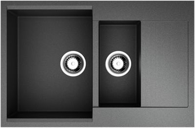 Фото товара: Omoikiri Daisen 78-2 BL, мойка, гранит, черный
