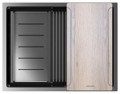 Фото товара: Paulmark NEXT-MULTI SINK 58 UNI, мойка, нержавеющая сталь, вороненая сталь