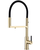 Фото товара: Paulmark TORNADO, смеситель, брашированное золото