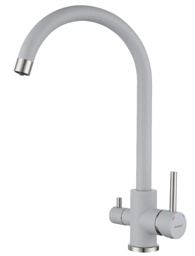 Фото товара: GranFest GF-Z-5420, смеситель, гранит, серый