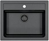 Фото товара: ALVEUS GRANITAL ATROX 30 CARBON - G91, мойка, гранит, черный (в комплекте с сифоном 1148149)
