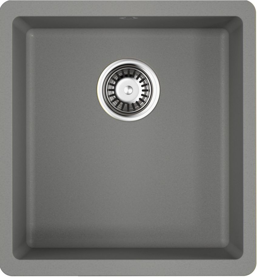 Фото товара: Omoikiri Kata 40-U-GR, мойка, гранит, leningrad grey