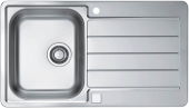 Фото товара: ALVEUS LINE MAX 20 SAT-90, мойка, нержавеющая сталь (в комплекте с сифоном 1127251)
