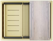 Фото товара: Paulmark NEXT-MULTI SINK 58 UNI, мойка, нержавеющая сталь, светлое золото