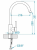 ALVEUS ELZA G02M PEBBLE, смеситель, хром/гранит, коричневый Детальное фото товара: ALVEUS ELZA G02M PEBBLE, смеситель, хром/гранит, коричневый