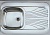 Фото товара: ALVEUS CLASSIC 30L NAT-60, мойка, нержавеющая сталь (в комплекте с сифоном 1011717)
