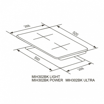 Детальное фото товара: Meferi MIH302BK LIGHT