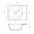 Rivelato LOCUS LS-65 antracite, мойка, гранит, антрацит Детальное фото товара: Rivelato LOCUS LS-65 antracite, мойка, гранит, антрацит