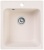 GranFest QUARZ GF-Z17, мойка, гранит, белый Детальное фото товара: GranFest QUARZ GF-Z17, мойка, гранит, белый