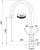 Franke EOS Clear Water сталь PVD, смеситель, черный матовый Детальное фото товара: Franke EOS Clear Water сталь PVD, смеситель, черный матовый