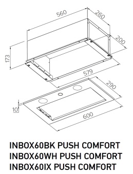 Детальное фото товара: MEFERI INBOX60WH PUSH COMFORT