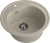 GranFest RONDO GF-R-510, мойка, мрамор, топаз Детальное фото товара: GranFest RONDO GF-R-510, мойка, мрамор, топаз