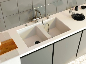 Детальное фото товара: Omoikiri Takamatsu-S-GB, смеситель, гранит, графит