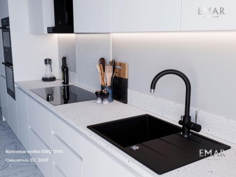 Детальное фото товара: Emar EMQ-1700.Q, мойка, гранит, морион