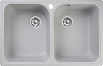 Детальное фото товара: GranFest QUARZ GF-Z15, мойка, гранит, серый