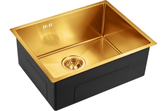 Детальное фото товара: Emar EMB-123 PVD Nano Golden, мойка, нержавеющая сталь, золото