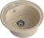 GranFest RONDO GF-R-510, мойка, мрамор, песочный Детальное фото товара: GranFest RONDO GF-R-510, мойка, мрамор, песочный