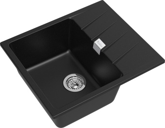 Детальное фото товара: Rivelato RAUM RM-58 nero, мойка, гранит, черный