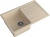 GranFest QUADRO GF-Q-780 L, мойка, мрамор, кашемир Детальное фото товара: GranFest QUADRO GF-Q-780 L, мойка, мрамор, кашемир