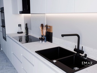 Детальное фото товара: Emar EMQ-2800.Q, мойка, гранит, морион