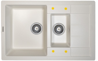 Детальное фото товара: Ecoshtein RECHTECK 781.5, мойка, гранит, жасмин