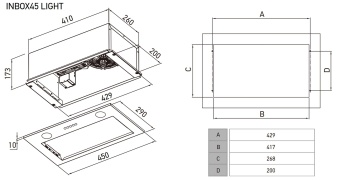 Детальное фото товара: MEFERI INBOX45BK LIGHT