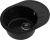 GranFest RONDO GF-R-580 L, мойка, мрамор, черный Детальное фото товара: GranFest RONDO GF-R-580 L, мойка, мрамор, черный