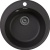 GranFest QUARZ GF-Z08, мойка, гранит, черный Детальное фото товара: GranFest QUARZ GF-Z08, мойка, гранит, черный