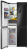 Детальное фото товара: MEFERI MFR83BLACK IX TOTAL NO FROST CROSS DOOR COMFORT