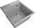 Rivelato TESORO TR-455-R grigio metallizz, мойка, гранит, серый металлик Детальное фото товара: Rivelato TESORO TR-455-R grigio metallizz, мойка, гранит, серый металлик