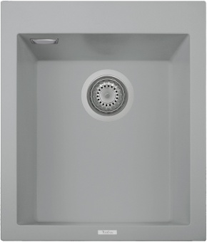 Детальное фото товара: Rivelato ZENO ZN-4150 grigio puro, мойка, керамика, серый