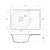 Rivelato LOCUS LS-75 grigio metallizzat, мойка, гранит, серый металлик Детальное фото товара: Rivelato LOCUS LS-75 grigio metallizzat, мойка, гранит, серый металлик